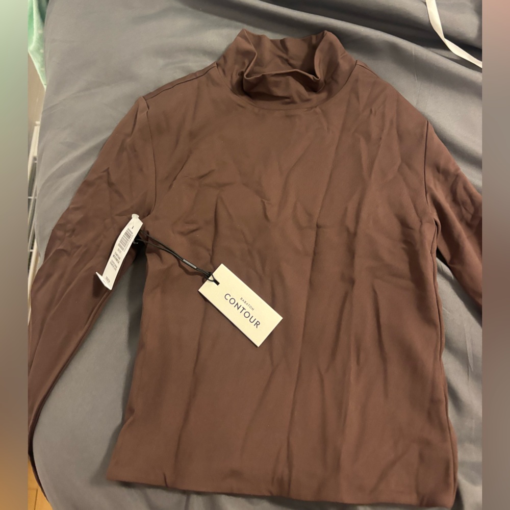 Brown Aritzia Turtle Neck